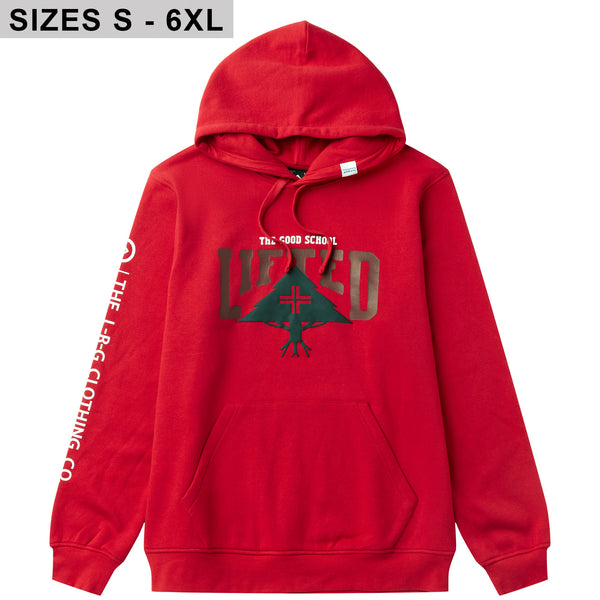 GOOD SCHOOL PULLOVER HOODIE - RED