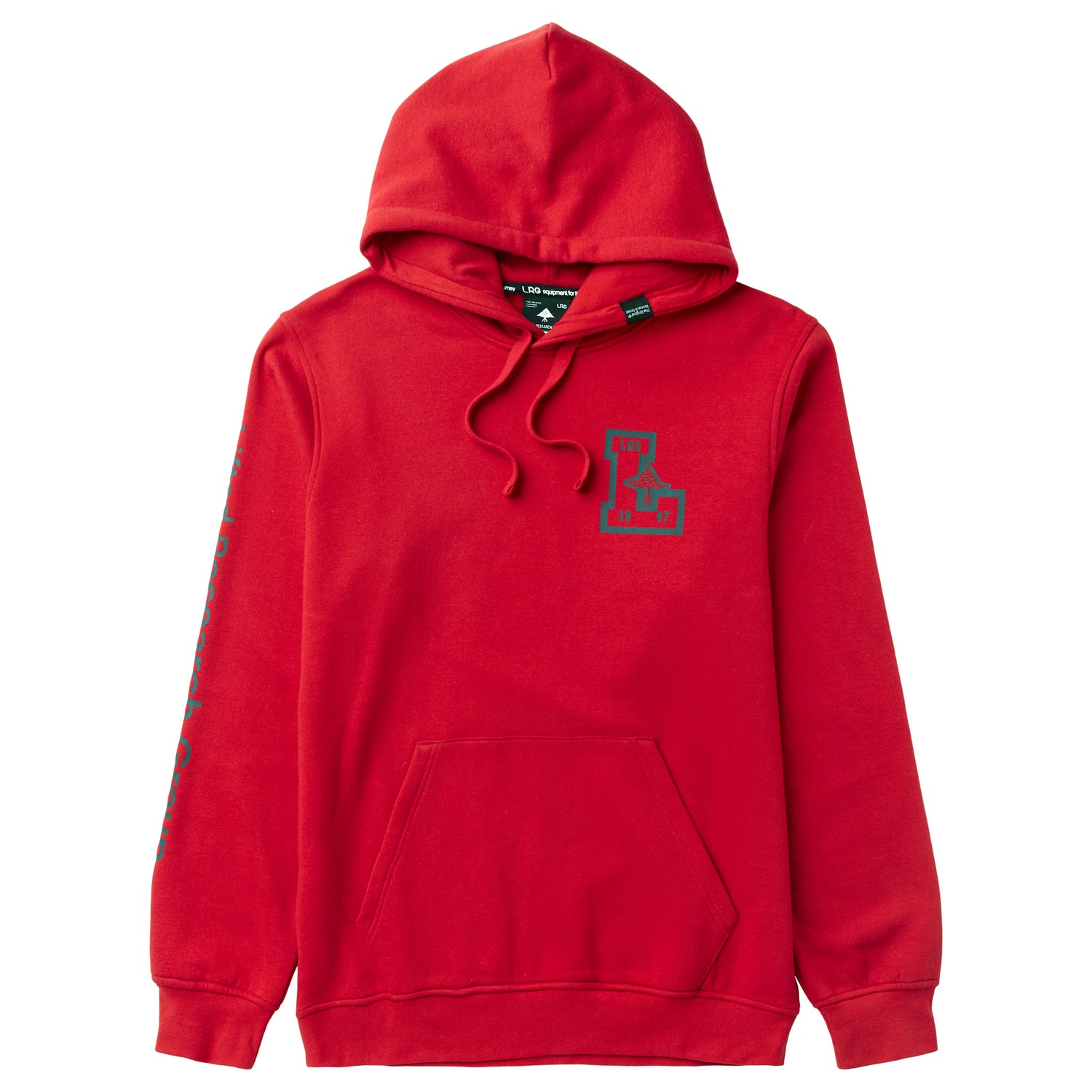 BRIGHTER THAN L PULLOVER HOODIE - RED