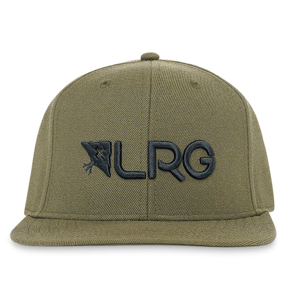 LRG EFFECTIVE SNAP BACK HAT - OLIVE