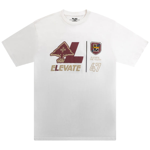 ELEVATE VARSITY TEE - WHITE