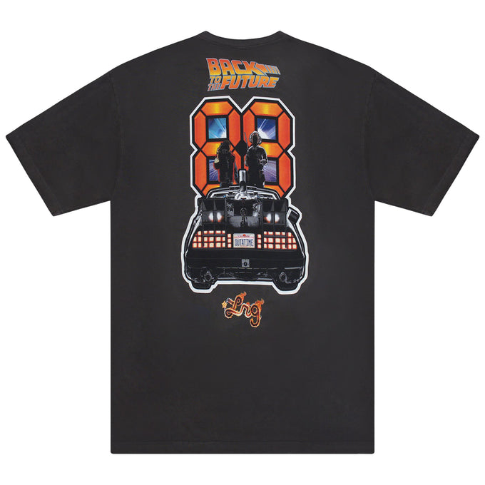 88 MILES PER HOUR TEE - PIGMENT DYED BLACK
