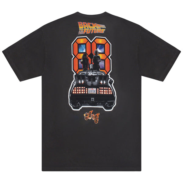 88 MILES PER HOUR TEE - PIGMENT DYED BLACK