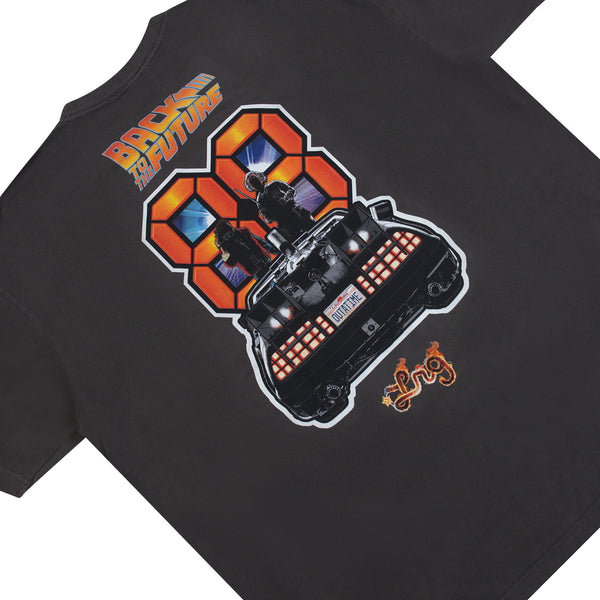 88 MILES PER HOUR TEE - PIGMENT DYED BLACK