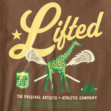 LIFTED ATHLETICS TEE - BROWN