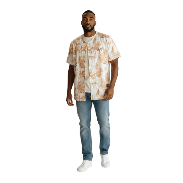 ALL WALKS CAMO MESH JERSEY - CREAM