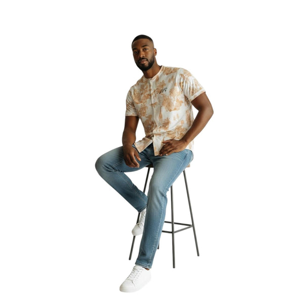 ALL WALKS CAMO MESH JERSEY - CREAM