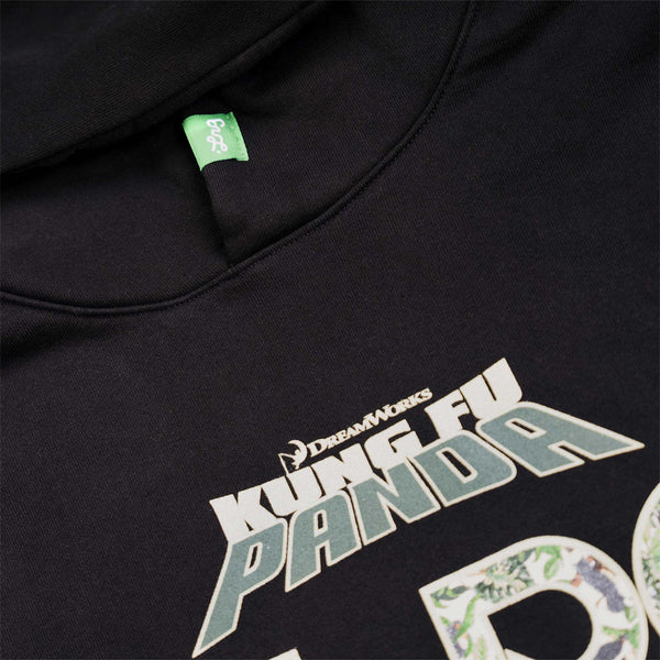 BIG NATURES PEACE HOODIE - BLACK