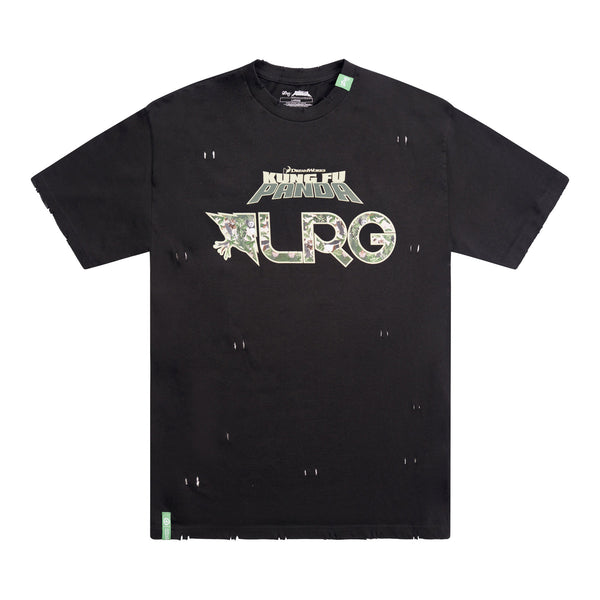 BIG NATURES PEACE TEE - DISTRESSED BLACK