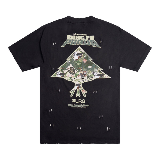BIG NATURES PEACE TEE - DISTRESSED BLACK