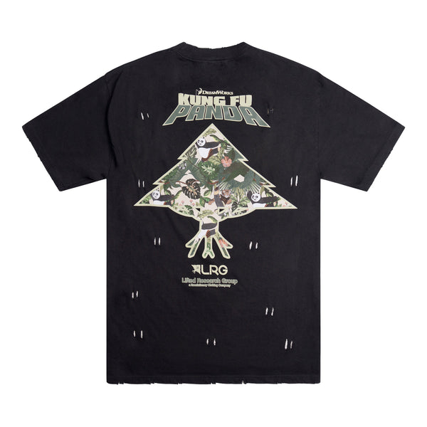 BIG NATURES PEACE TEE - DISTRESSED BLACK