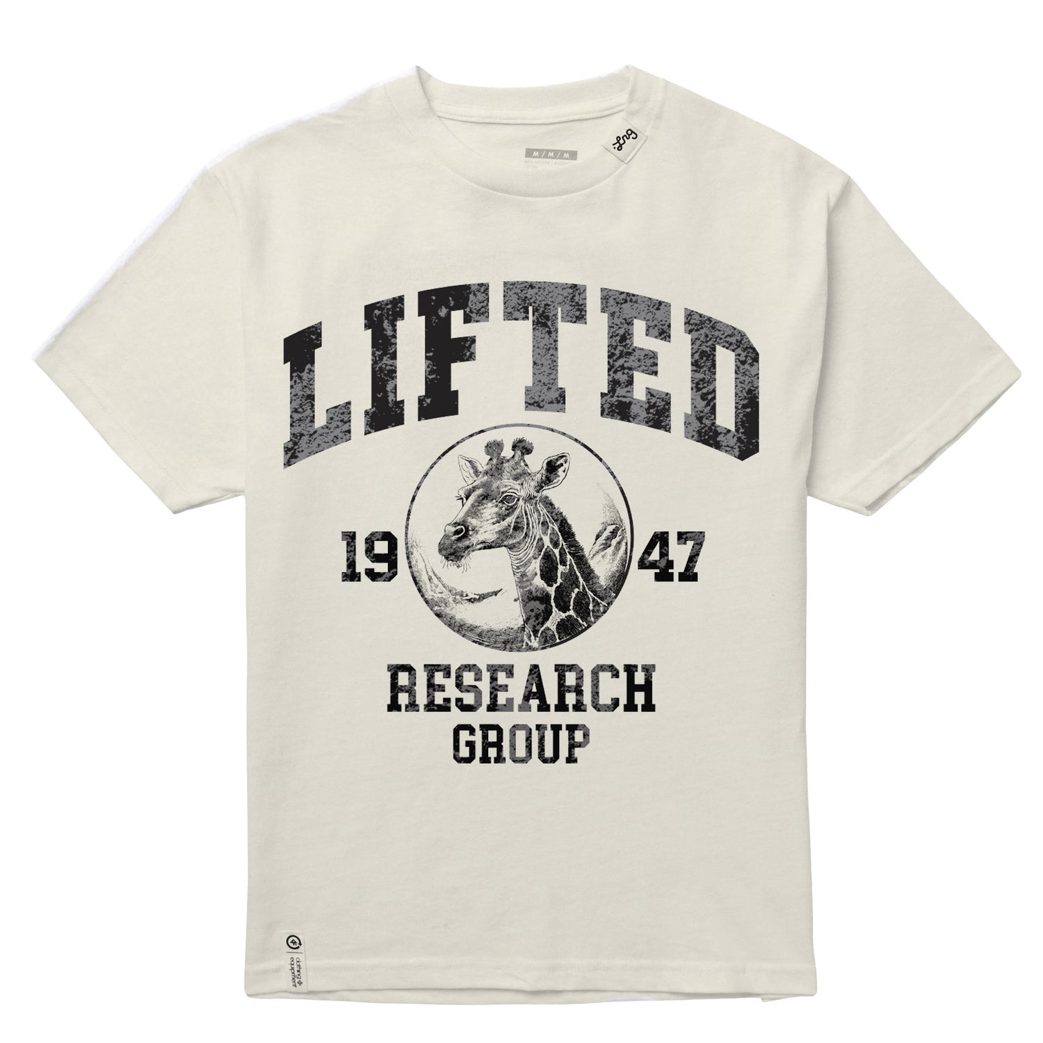 LRG UNIVERSITY TEE - OFF WHITE