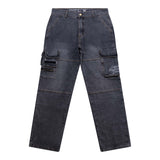 CREATIVE LIFE DENIM CARGO - GREY WASH