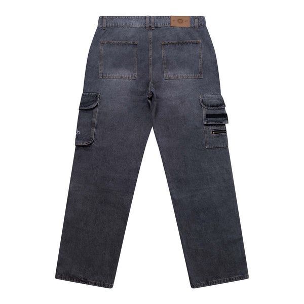 CREATIVE LIFE DENIM CARGO - GREY WASH