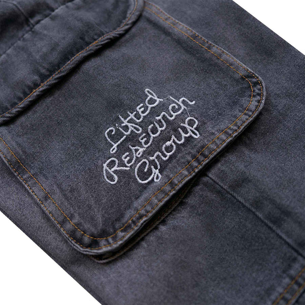 CREATIVE LIFE DENIM CARGO - GREY WASH