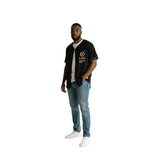 DEEP L BASEBALL JERSEY - BLACK