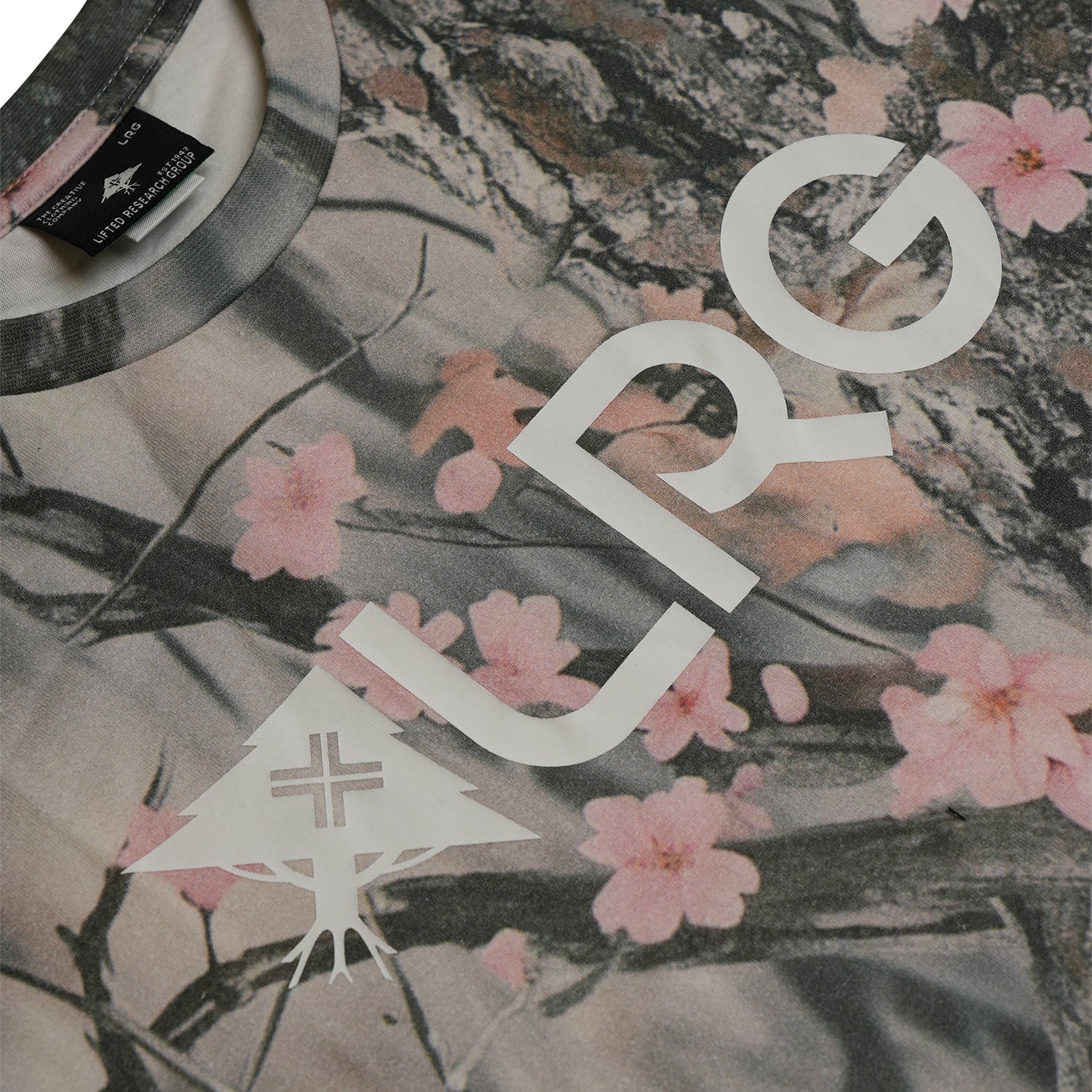 LRG EFFECTIVE SP26 KNIT - CHERRY BLOSSOM TREE CAMO