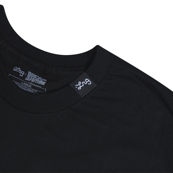 WE DON'T NEED ROADS TEE - BLACK