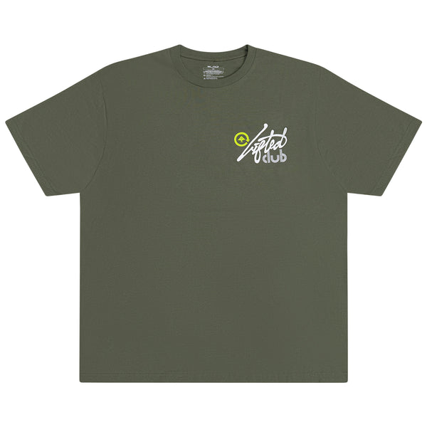 LIFTED CLUB TEE - MILITARY GREEN