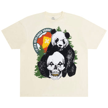 SKULL PANDA TEE - OFF WHITE