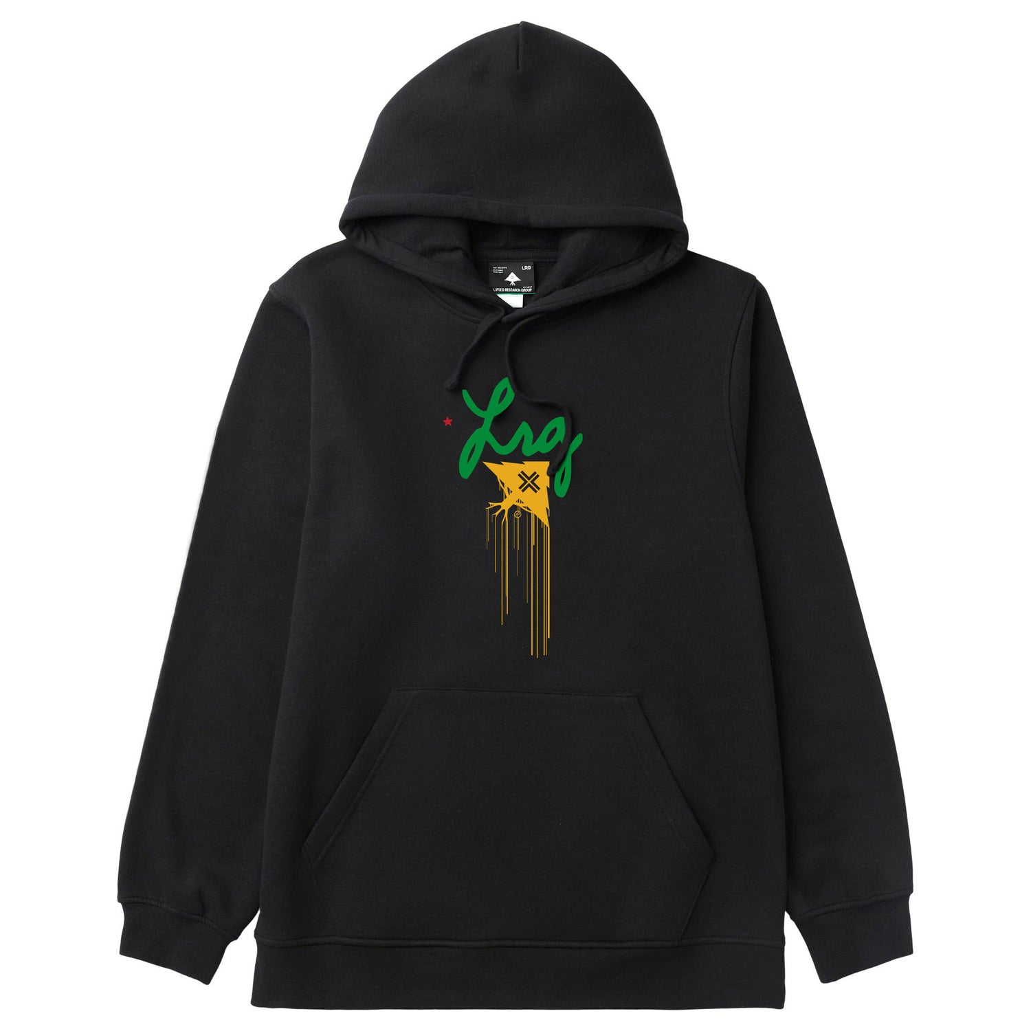 ELEVATED DRIP SCRIPT HOODIE - BLACK