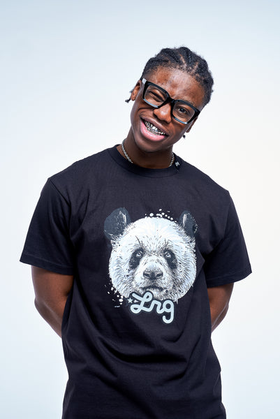 PANDA LOGIC TEE - BLACK