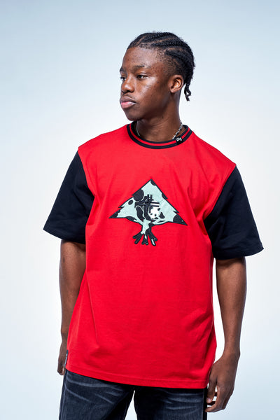 TREE PANDA LEGACY SS KNIT Red