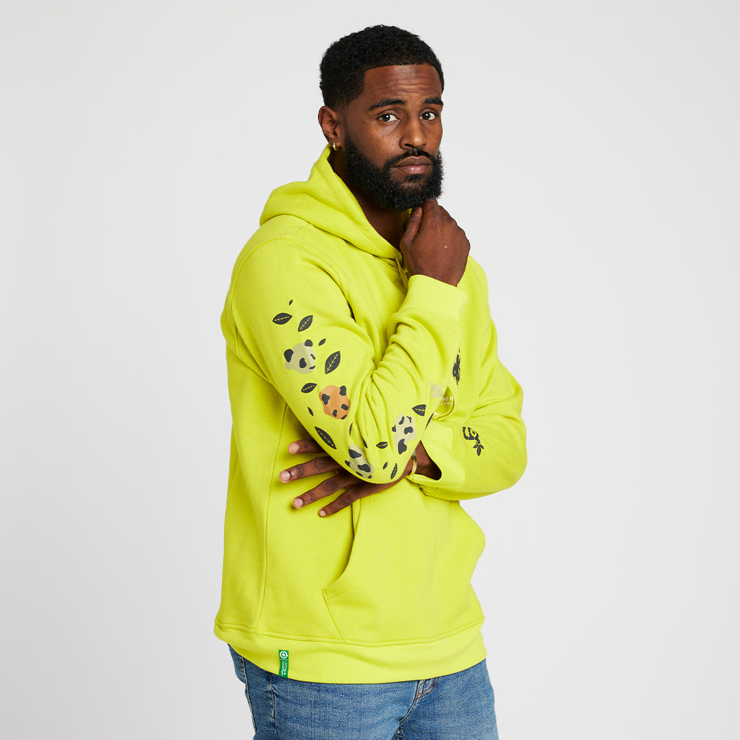LRG FEED THE ANIMALS PULLOVER HOODIE - SAFETY GREEN | LRG Clothing