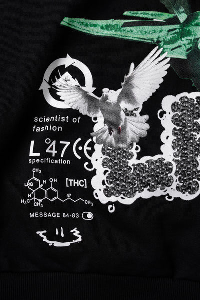 FLY HIGH HOODY - BLACK