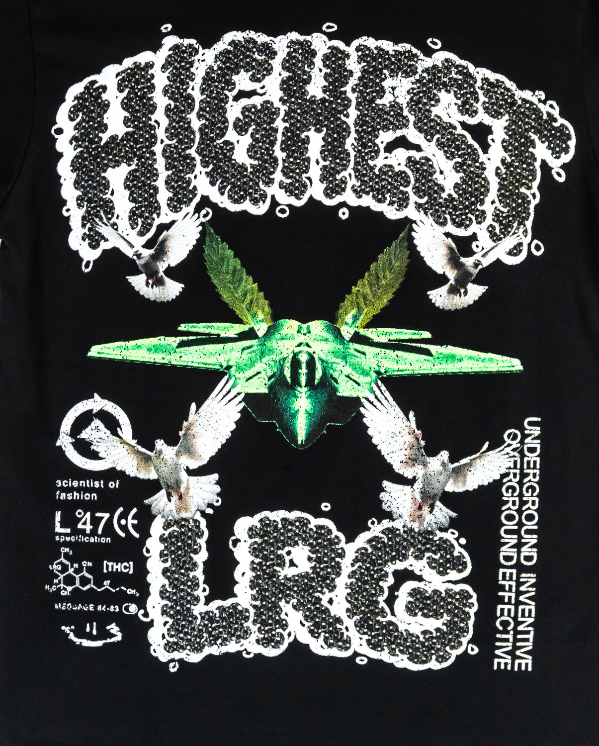 FLY HIGH TEE - BLACK