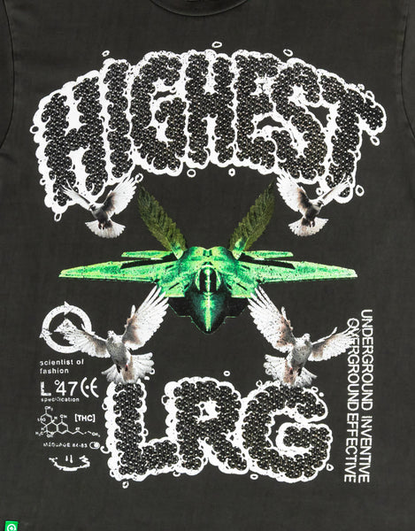 FLY HIGH TEE - PIGMENT BLACK