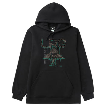 GROUND UP HOODIE - BLACK