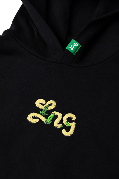 HUSTLE THESE TREES HOODY - BLACK