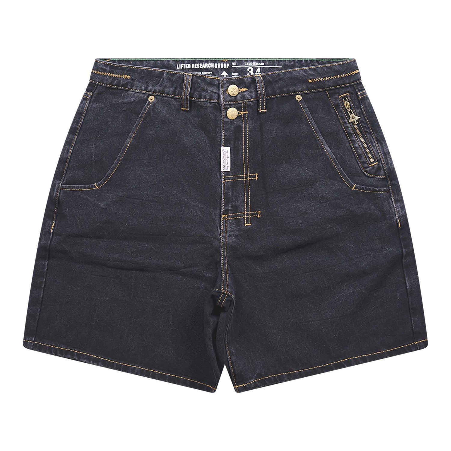 L LOGIC DENIM SHORT - BLACK WASH