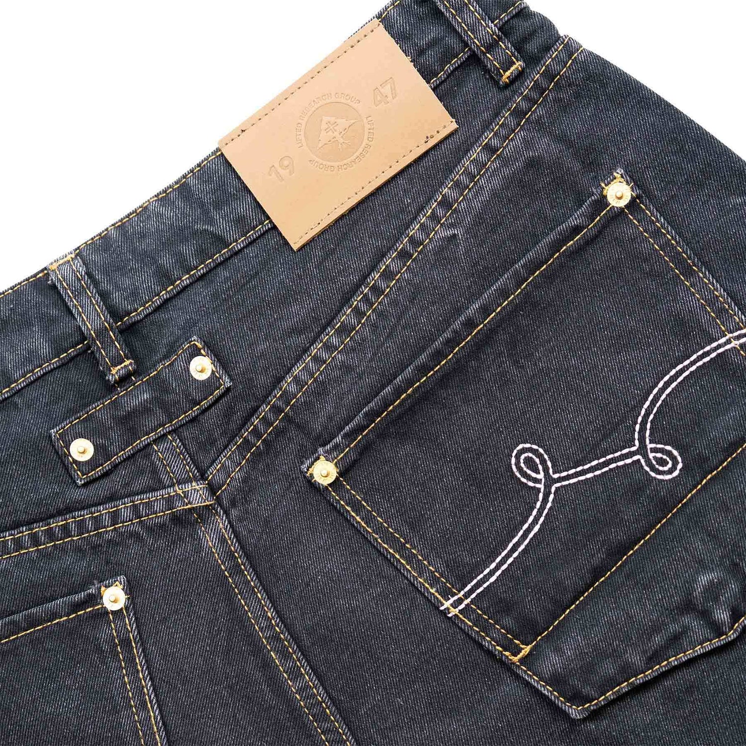 L LOGIC DENIM SHORT - BLACK WASH