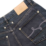 L LOGIC DENIM SHORT - BLACK WASH