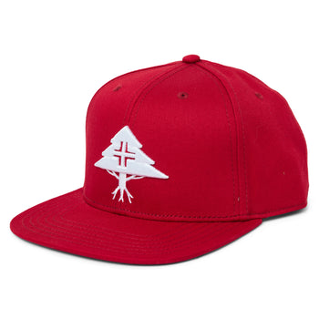 LEGACY TREE SNAPBACK HAT - RED