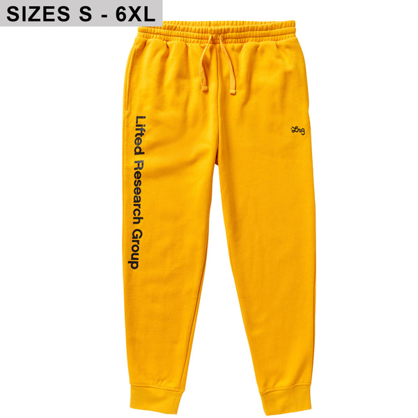 LIFTED SCRIPT JOGGER SWEATPANTS - GOLD
