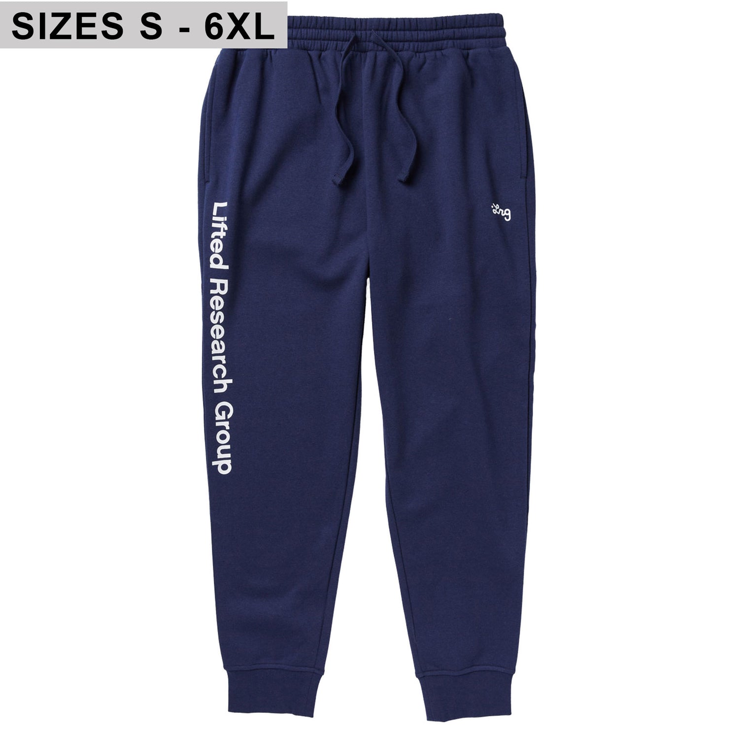 LIFTED SCRIPT JOGGER SWEATPANTS - NAVY