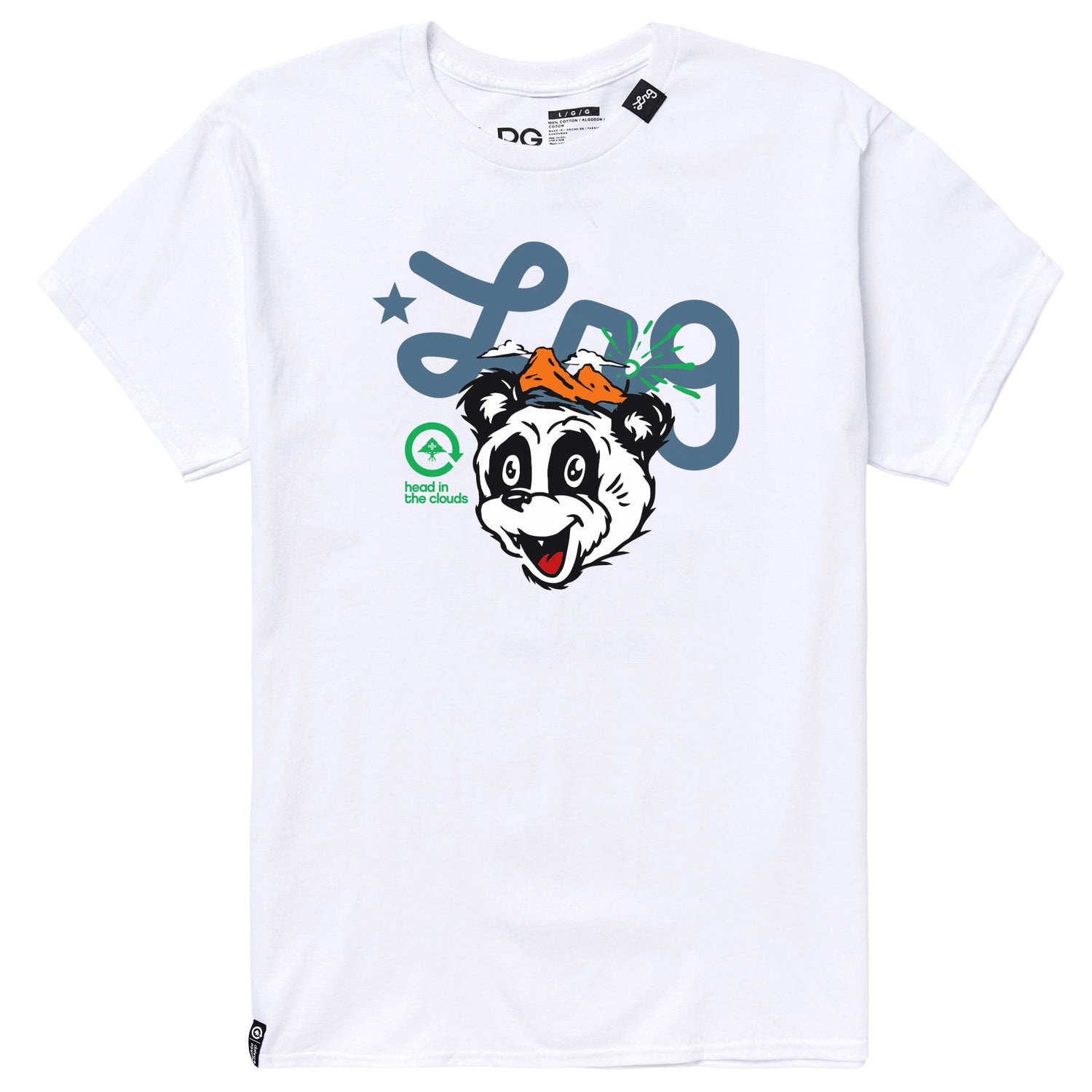 PANDA CLOUDS TEE - WHITE