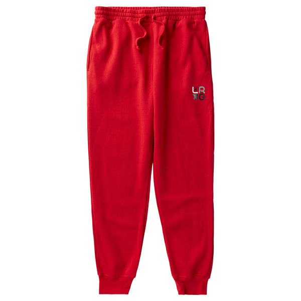 SIMPLE SLOGANS JOGGER SWEATPANTS - RED