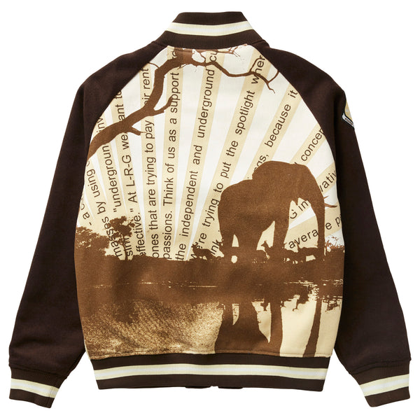 ELEPHANT BAY WOOL JACKET - DARK BROWN