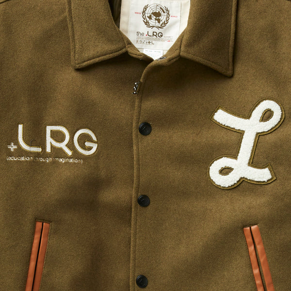 TEAM PLAYER WOOL JACKET - OLIVE