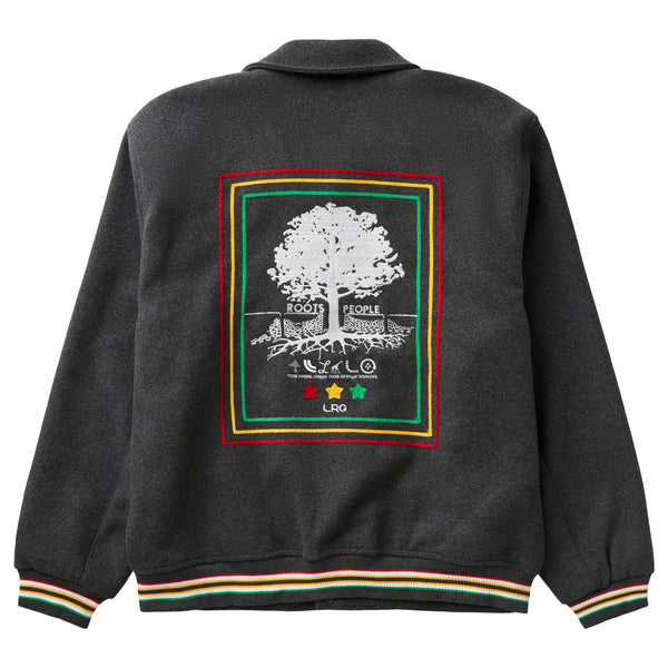 TEAM ROOTS PEOPLE WOOL JACKET - CHARCOAL