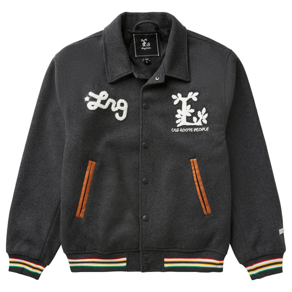 TEAM ROOTS PEOPLE WOOL JACKET - CHARCOAL