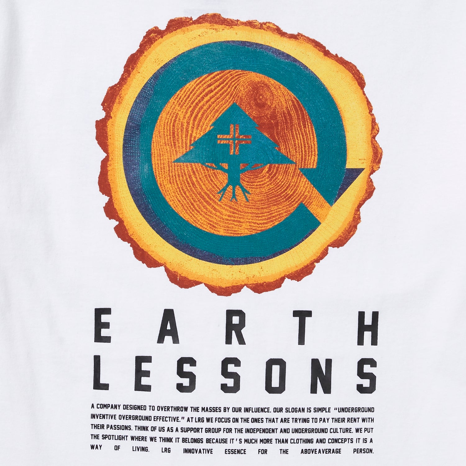 EARTH LESSONS TEE - WHITE