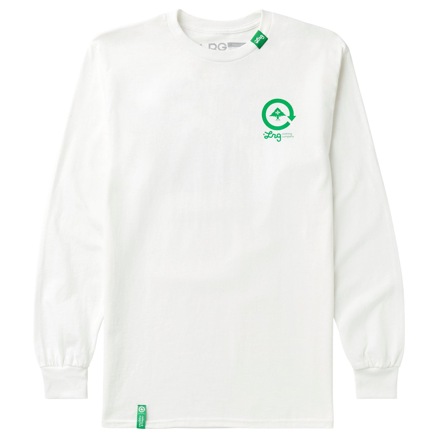 LRG IS ROOTING FOR US LONG SLEEVE TEE - WHITE