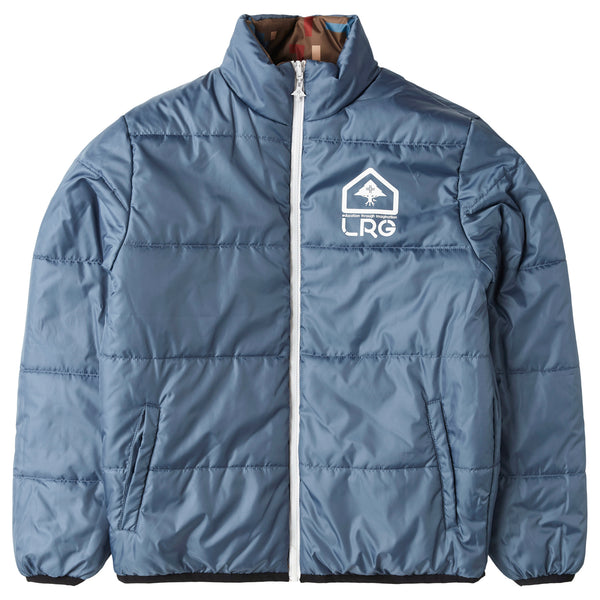 DESERT PIXEL REVERSIBLE PUFFER JACKET - BISON