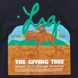 GIVING TREE TEE - NAVY