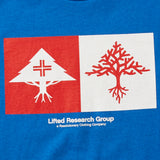 DOUBLE UP TREE TEE - ROYAL BLUE