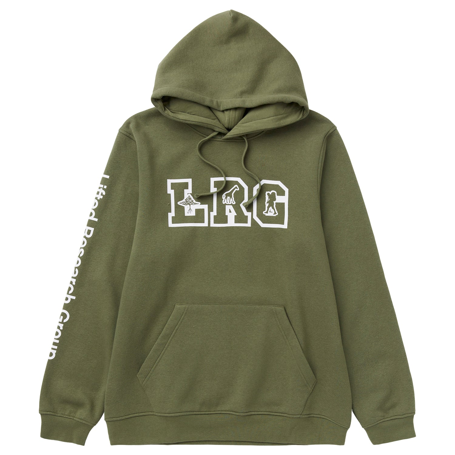 IVY LEAGUE PULLOVER HOODIE - OLIVE
